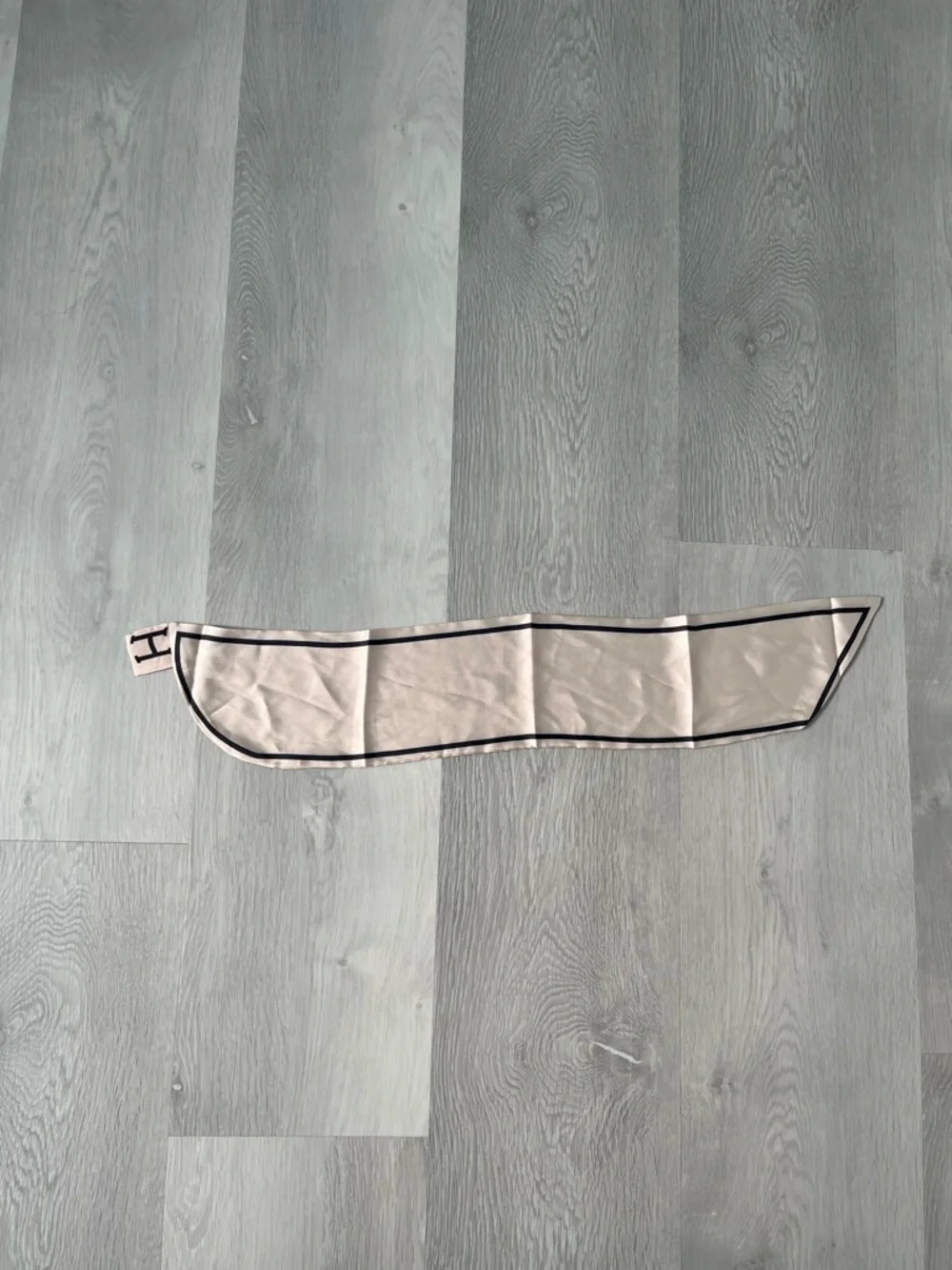 SATIN HEADSCARF LONG RECTANGLE HAIR TIE NECK SCARF H LOOP WOMENS